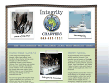 Tablet Screenshot of integritycharterfishing.com